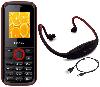 I KALL K18 with MP3/FM Player Neckband(Black & Red) image