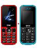 Combo of Trio Dual SIM Feature Phone (T4 Star - Blue + T3 Star - Red) image