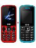 Combo of Trio Dual SIM Feature Phone (T4 Star - Blue + T3 Star - Black Red) image