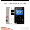 BLACK COLOUR /AIEK/AEKU V5 Card 6.9 mm Ultra Thin Pocket Mini Phone image